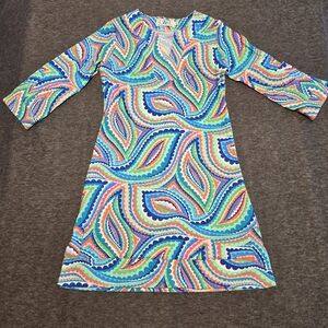 Colorful Patterned Women's Dress